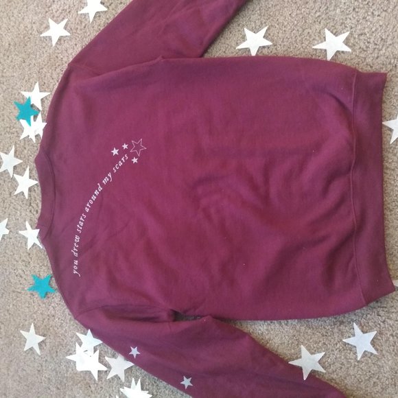 Taylor Swift Folklore Sweatshirt stars around my - Picture 4 of 7